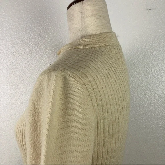 St. John Knits Vintage Cream Sweater Dress - Picture 7 of 14